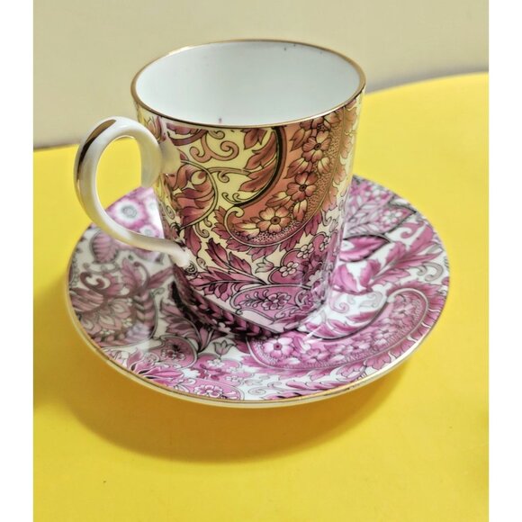 Royal Albert Arabesque Bone China Demitasse Cup & Saucer set - Picture 4 of 10